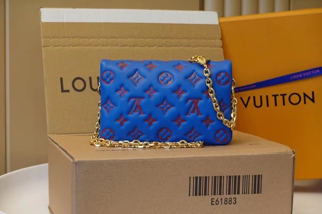 Louis Vuitton POCHETTE COUSSIN M80742 blue