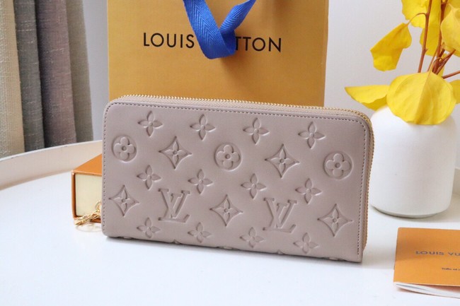 Louis Vuitton ZIPPY WALLET M81510 gray