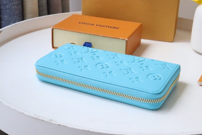 Louis Vuitton ZIPPY WALLET M81510 sky blue