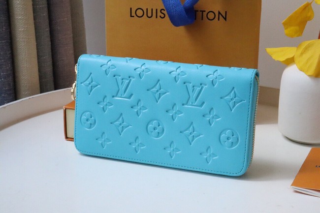 Louis Vuitton ZIPPY WALLET M81510 sky blue