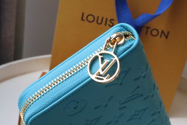 Louis Vuitton ZIPPY WALLET M81510 sky blue