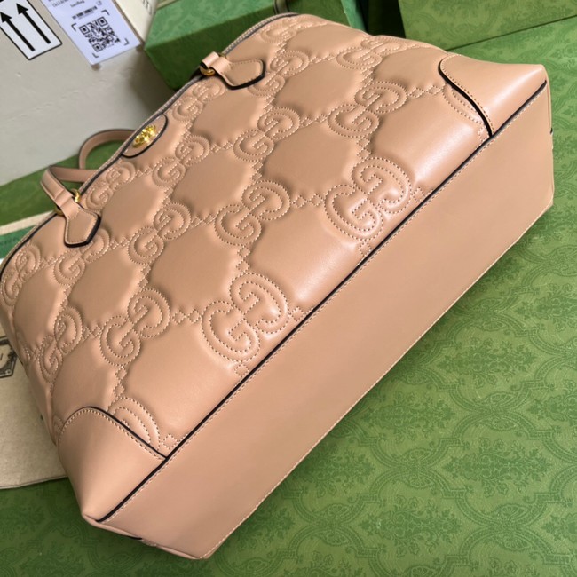 Gucci GG Matelasse leather medium tote 631685 Beige