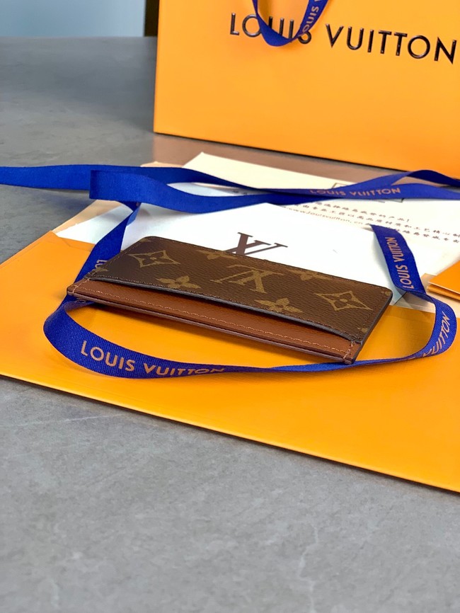 Louis Vuitton CARD HOLDER M60703 brown