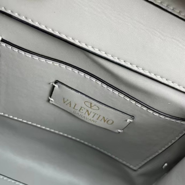 VALENTINO GARAVANI VSLING Shiny diamond Mini totebag XW2B1G9 silver&silver-Tone Metal