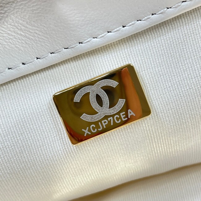 CHANEL 19 SHOPPING BAG AS3519 white