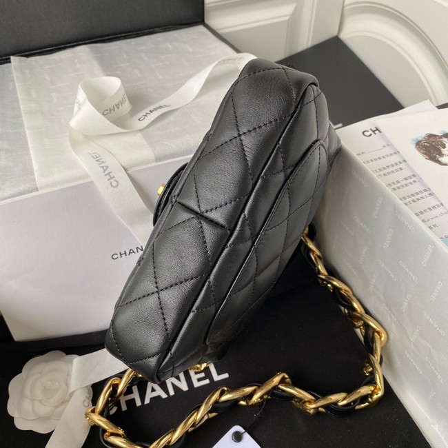 CHANEL FLAP BAG AS3214 black