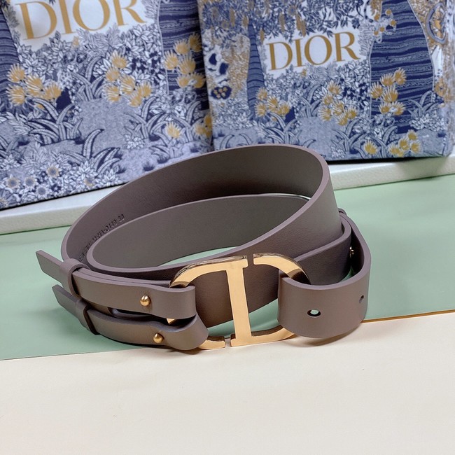 DIOR 30 MONTAIGNE BELT Smooth Calfskin 30 MM B0306UVW