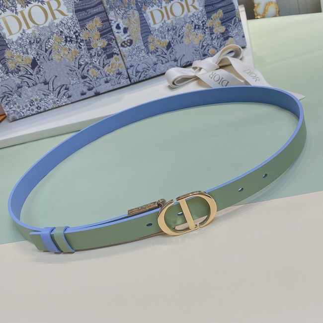 DIOR 30 MONTAIGNE REVERSIBLE BELT 20 MM Calfskin B0178UW