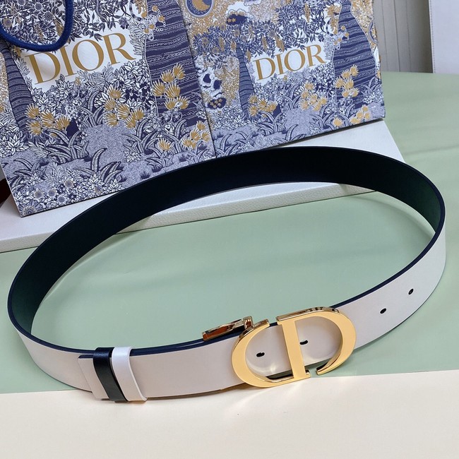 DIOR 30 MONTAIGNE REVERSIBLE BELT 35 MM B0179UWG