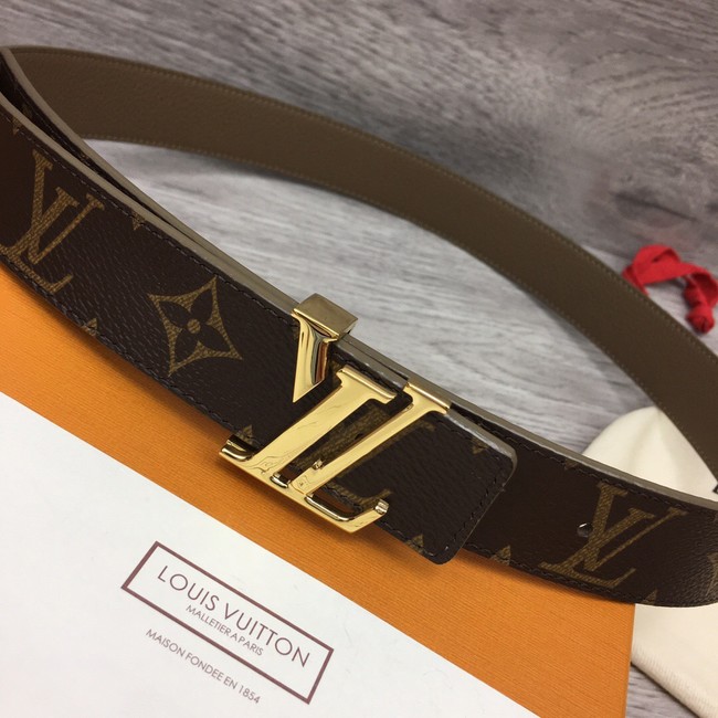 Louis Vuitton calf leather 35MM BELT M0454S