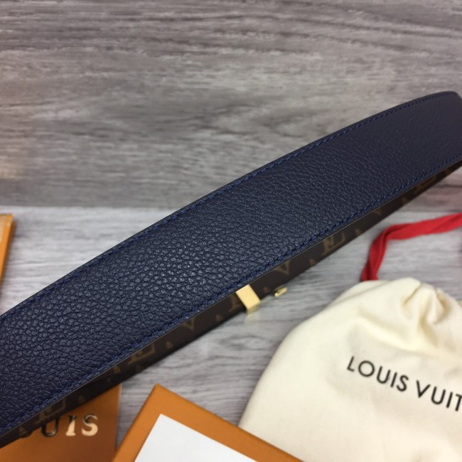 Louis Vuitton calf leather 35MM BELT M0455S