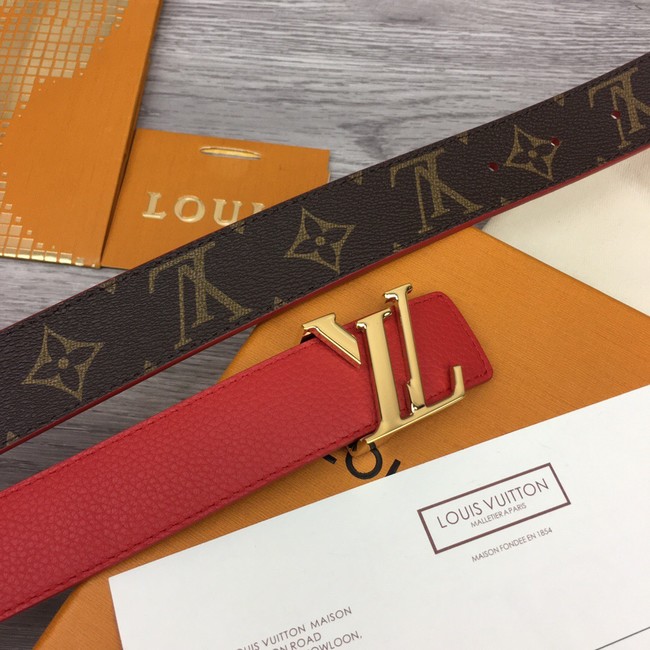 Louis Vuitton calf leather 35MM BELT M0456S