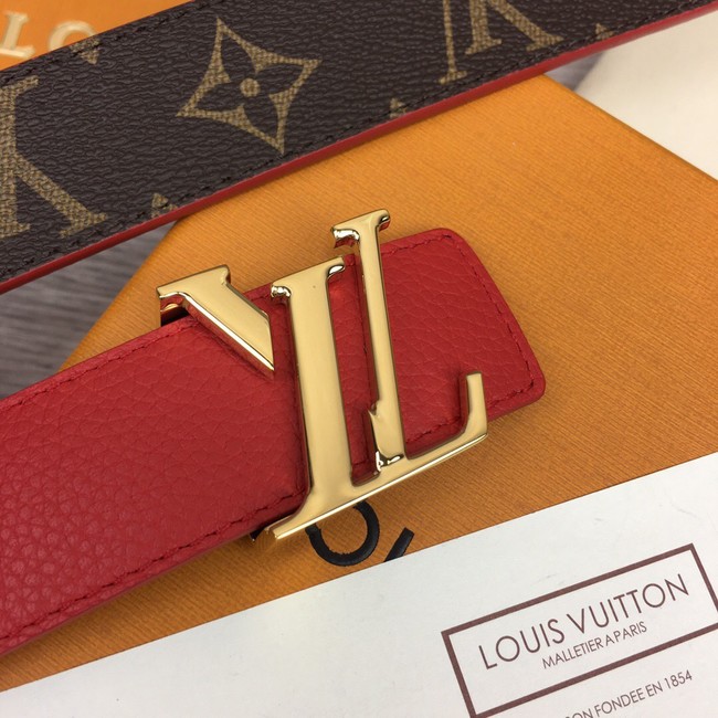 Louis Vuitton calf leather 35MM BELT M0456S