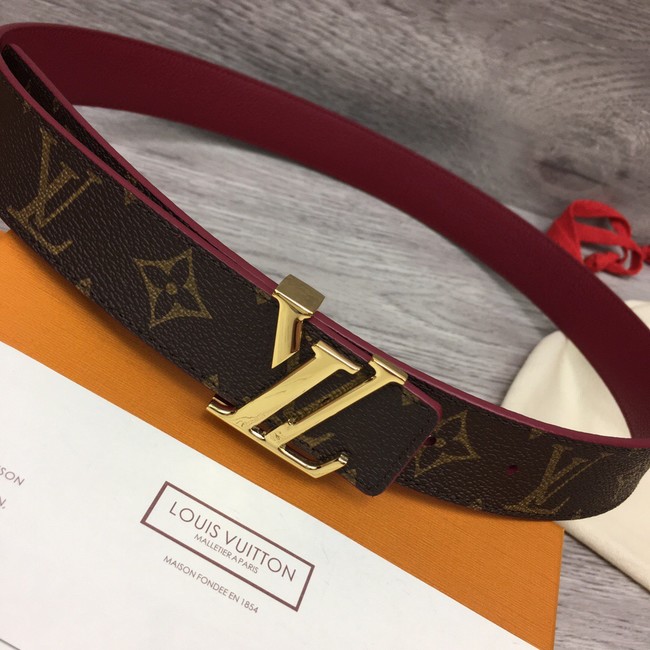 Louis Vuitton calf leather 35MM BELT M0456S