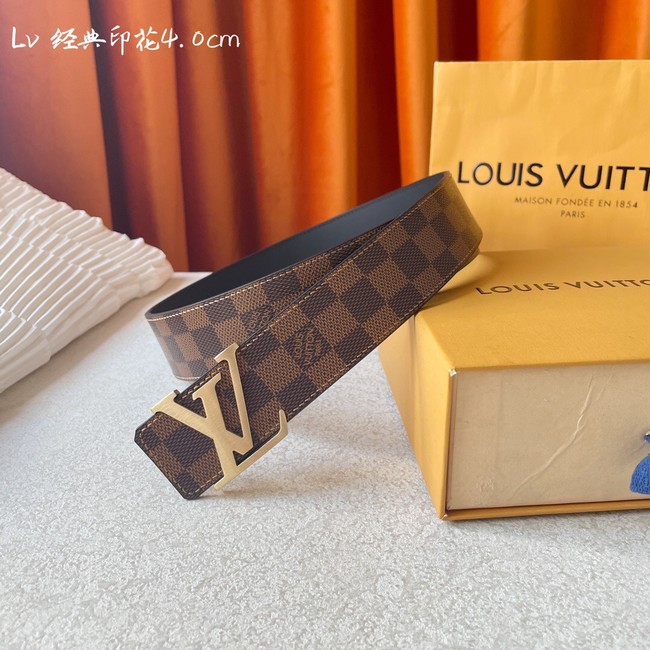 Louis Vuitton calf leather 40MM BELT M0460S