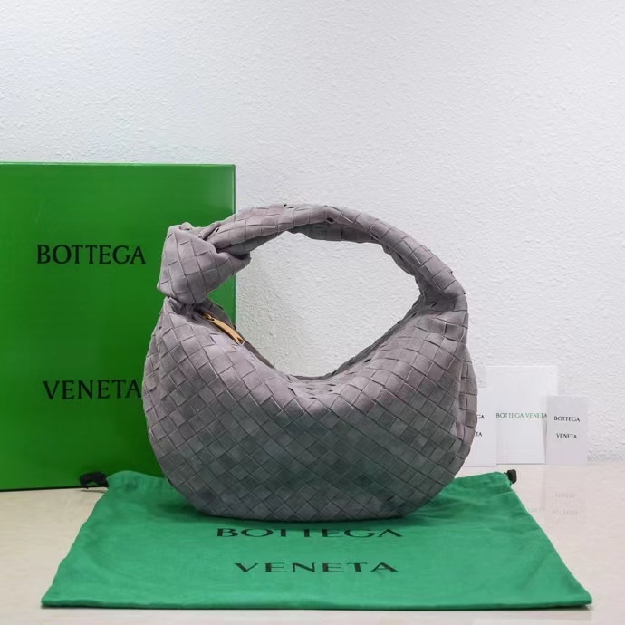 Bottega Veneta Mini intrecciato suede top handle bag 651877V1 THUNDER