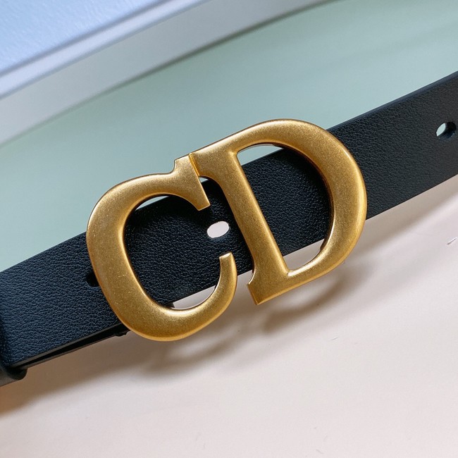 DIOR 30 MONTAIGNE REVERSIBLE BELT Calfskin 20 MM B0178U