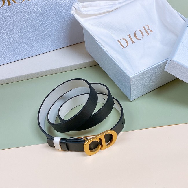 DIOR 30 MONTAIGNE REVERSIBLE BELT Calfskin 20 MM B0178U