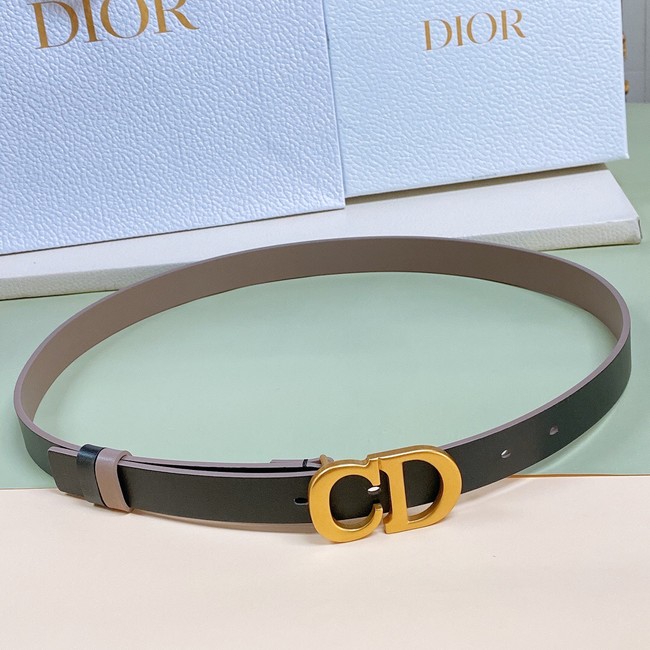 DIOR 30 MONTAIGNE REVERSIBLE BELT Calfskin 20 MM B0179U