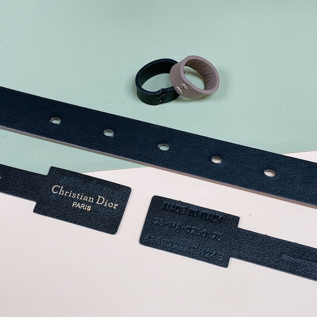 DIOR 30 MONTAIGNE REVERSIBLE BELT Calfskin 20 MM B0179U