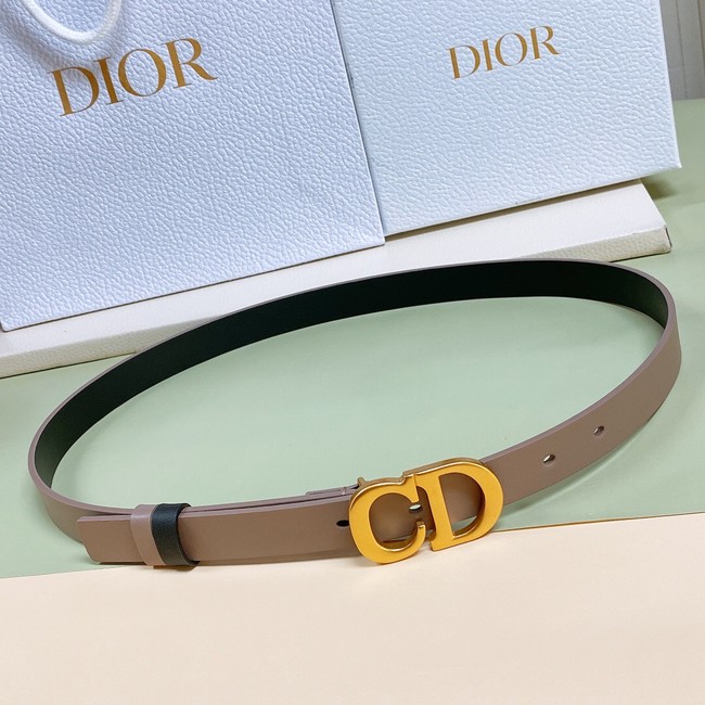 DIOR 30 MONTAIGNE REVERSIBLE BELT Calfskin 20 MM B0179U