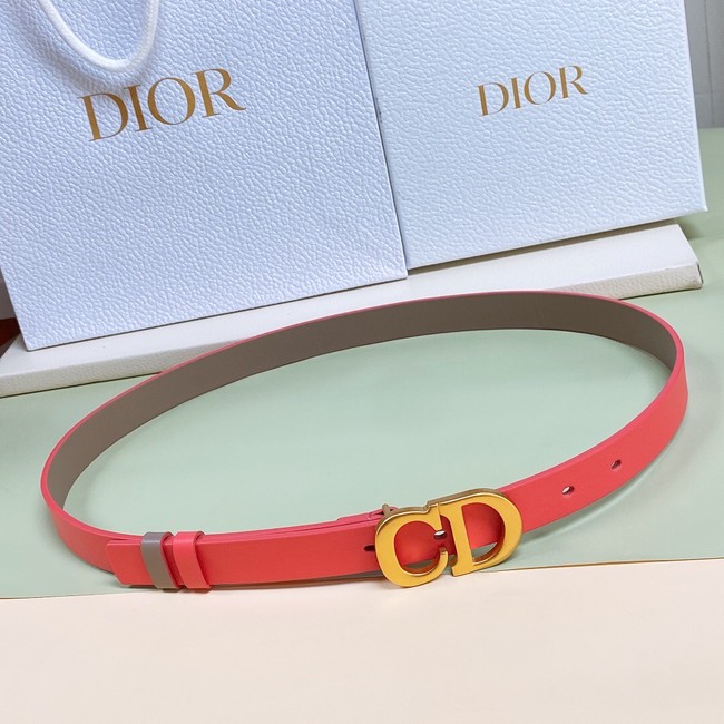 DIOR 30 MONTAIGNE REVERSIBLE BELT Calfskin 20 MM B0180U