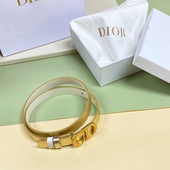 DIOR 30 MONTAIGNE REVERSIBLE BELT Calfskin 20 MM B0181U