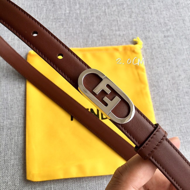 Fendi Leather Belt 20MM 2757
