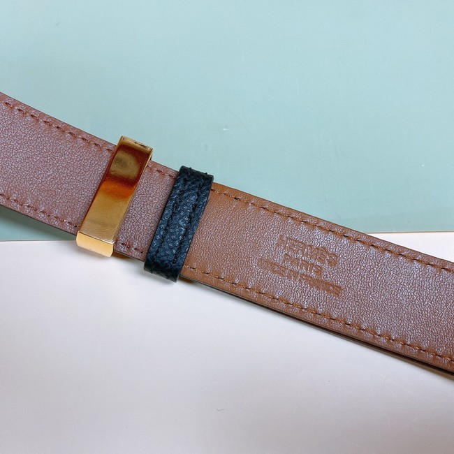 Hermes Leather Belt 24MM 26994