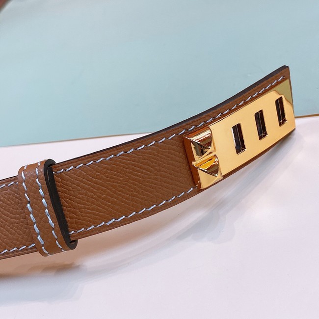 Hermes Leather Belt 24MM 26995