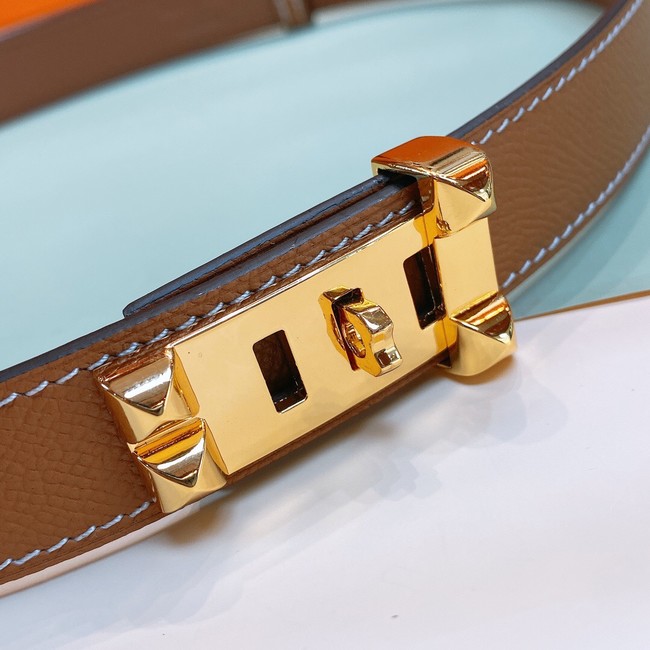 Hermes Leather Belt 24MM 26995