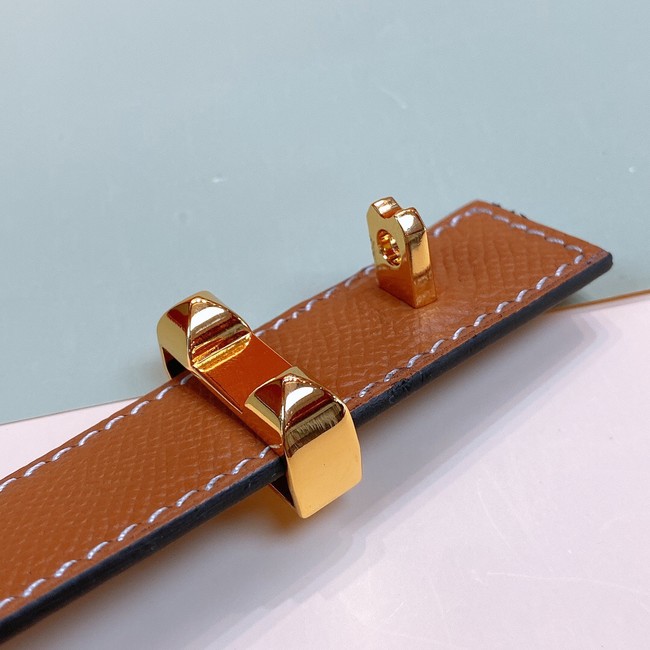 Hermes Leather Belt 24MM 26995