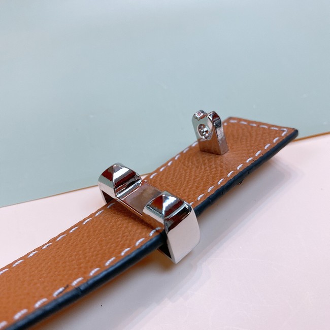 Hermes Leather Belt 24MM 26996