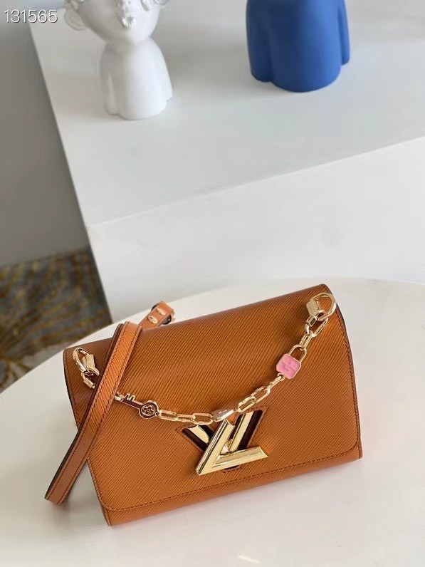 Louis Vuitton TWIST PM M20840 Gold Cipango Beige