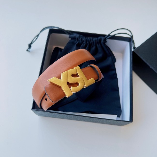 Yves saint Laurent calf leather BELT 26991