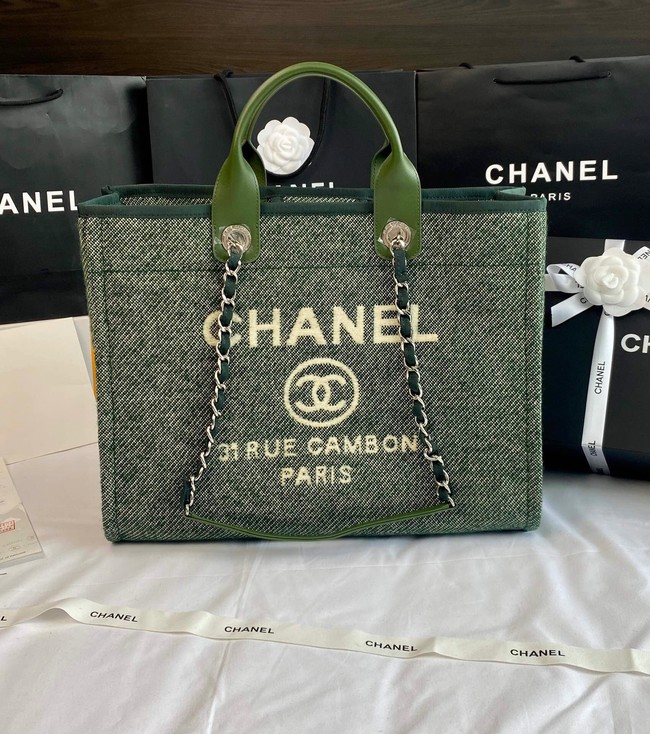 Chanel LARGE SHOPPING BAG A66941 green