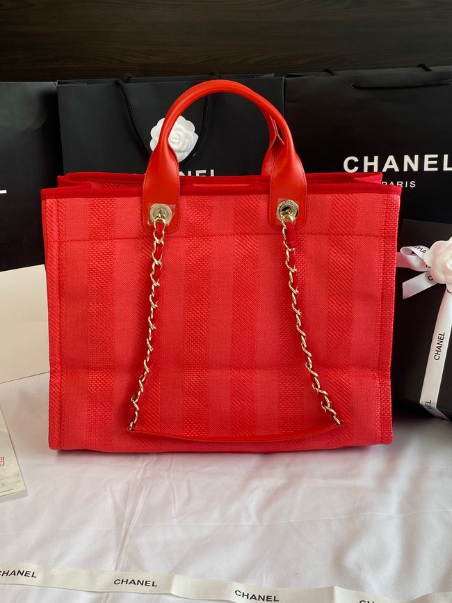 Chanel LARGE SHOPPING BAG A66941 red