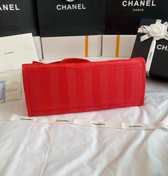 Chanel LARGE SHOPPING BAG A66941 red