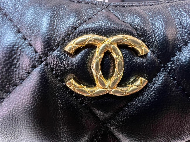 Chanel Lambskin Backpack AS3487 black