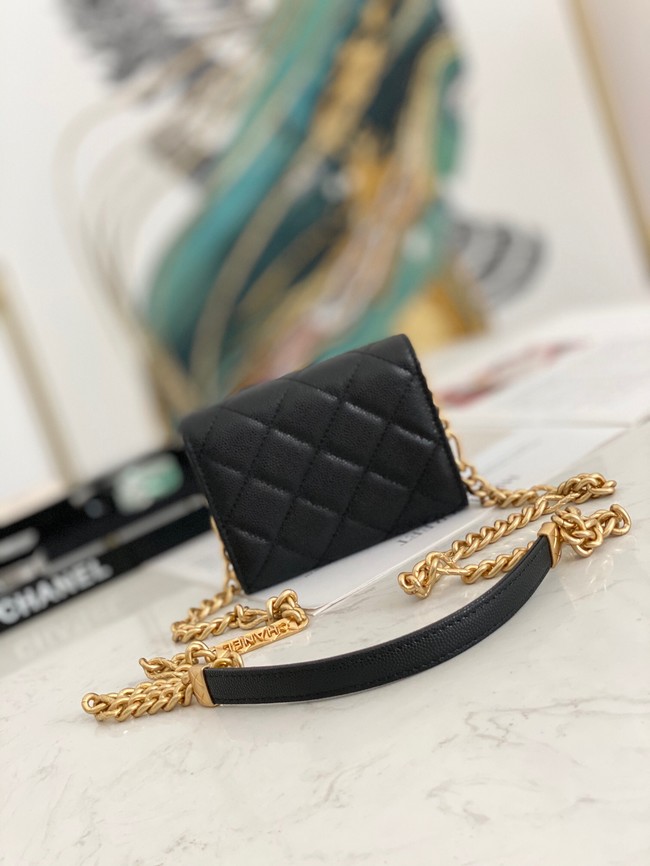CHANEL CLUTCH WITH CHAIN 81156 BLACK