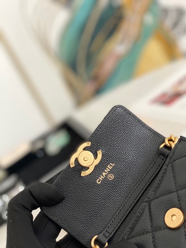 CHANEL CLUTCH WITH CHAIN 81156 BLACK
