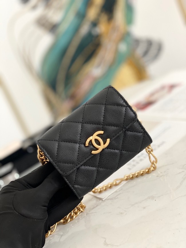 CHANEL CLUTCH WITH CHAIN 81156 BLACK