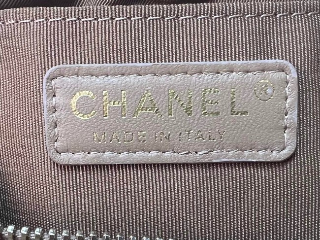 Chanel Lambskin Backpack AS3487 apricot