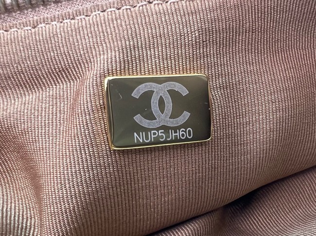 Chanel Lambskin Backpack AS3487 apricot