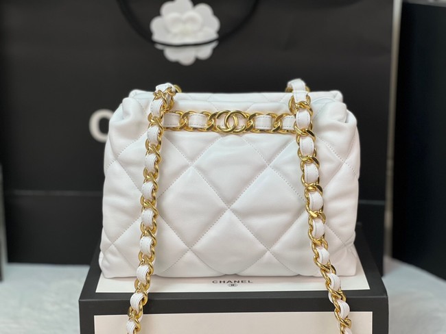 Chanel SMALL SHOPPING BAG AS3502 WHITE