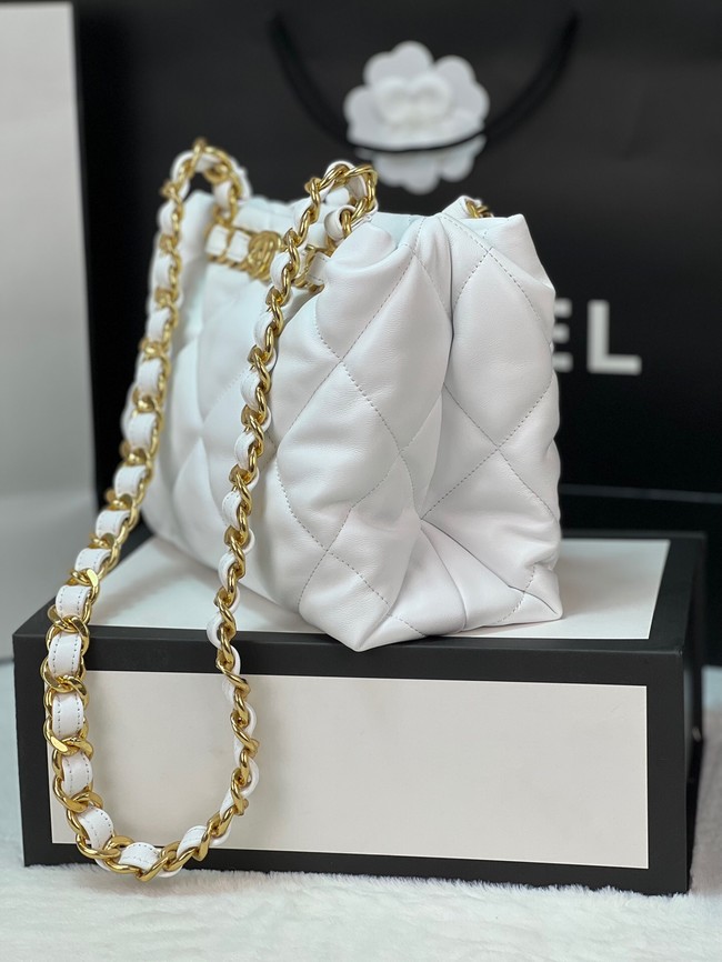 Chanel SMALL SHOPPING BAG AS3502 WHITE