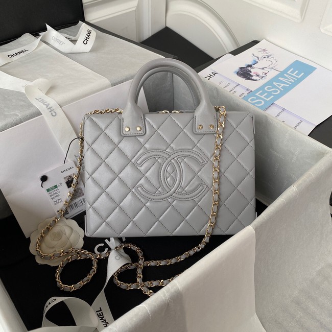 Chanel VANITY CASE AS3345 GRAY