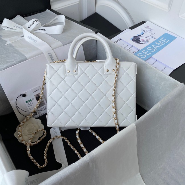 Chanel VANITY CASE AS3345 WHITE