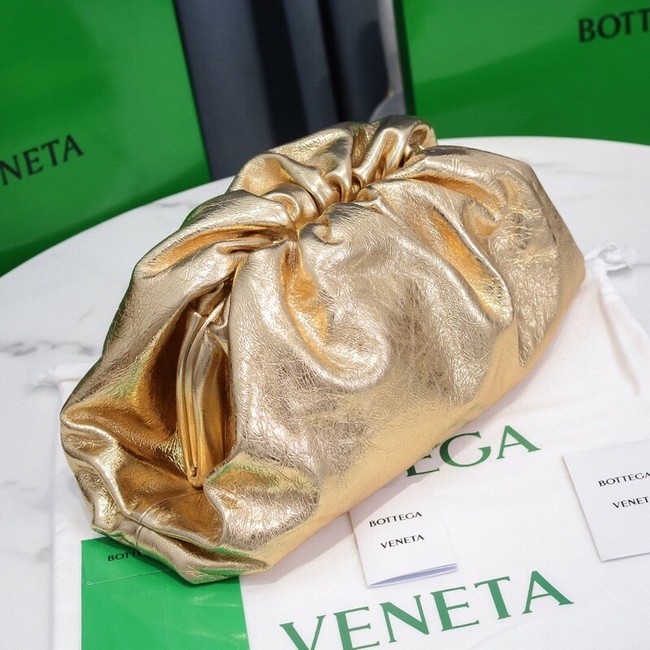 Bottega Veneta Leather clutch 576227 gold
