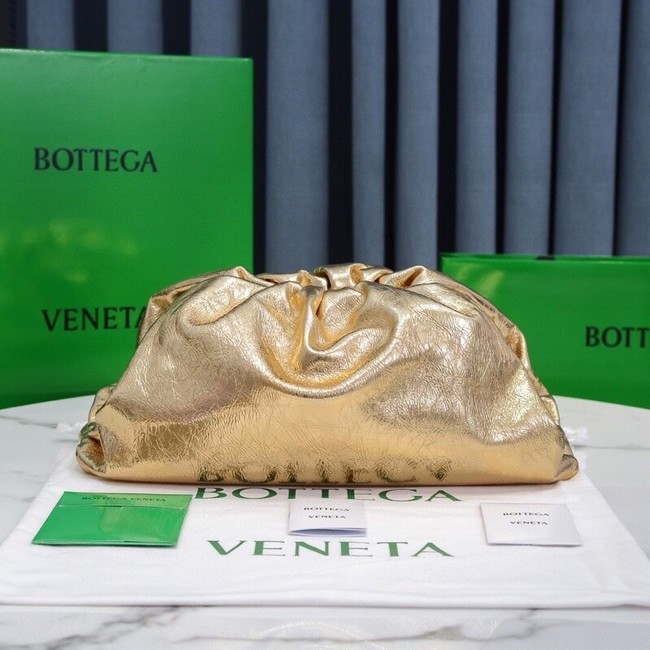 Bottega Veneta Leather clutch 576227 gold